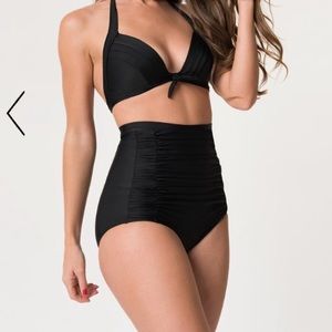 high waisted bikini bottoms